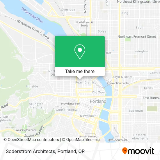 Soderstrom Architects map