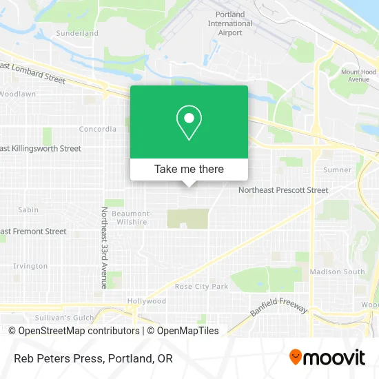 Reb Peters Press map