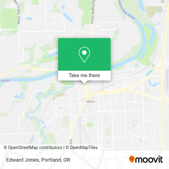 Edward Jones map