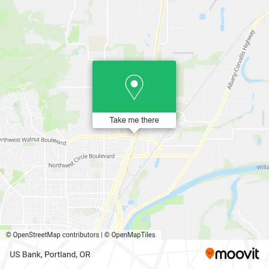 US Bank map