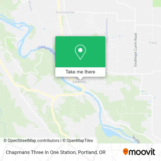 Chapmans Three In One Station map