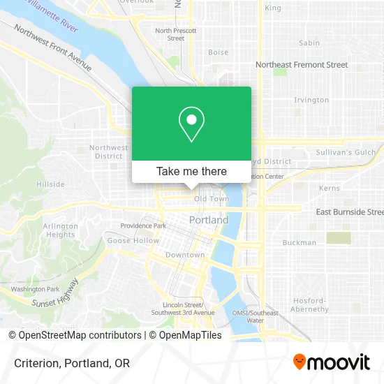 Criterion map