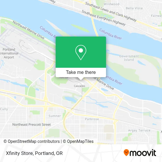 Xfinity Store map