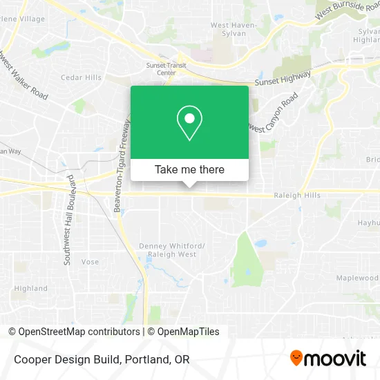Cooper Design Build map