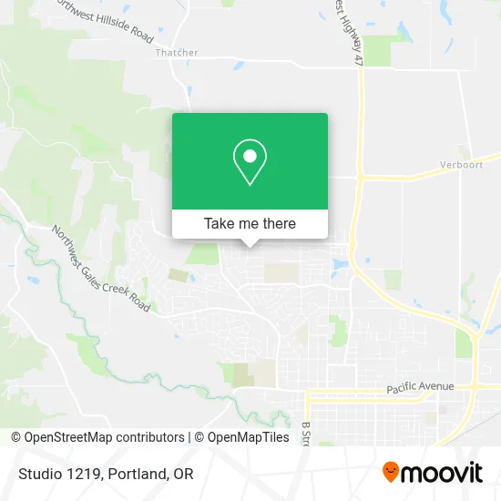 Studio 1219 map
