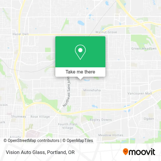 Vision Auto Glass map