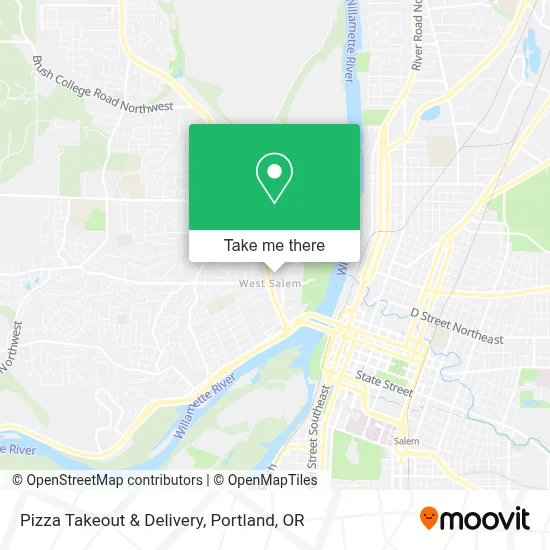 Pizza Takeout & Delivery map