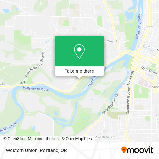 Western Union map