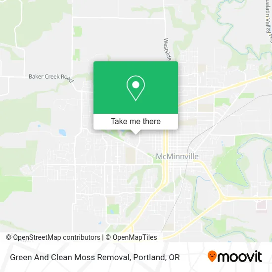 Green And Clean Moss Removal map