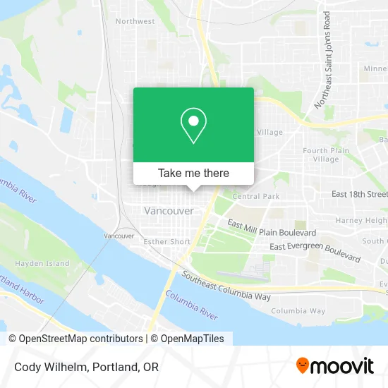 Cody Wilhelm map