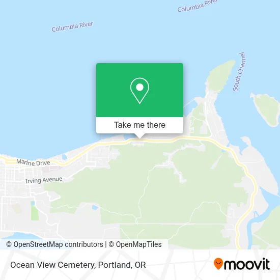 Ocean View Cemetery map