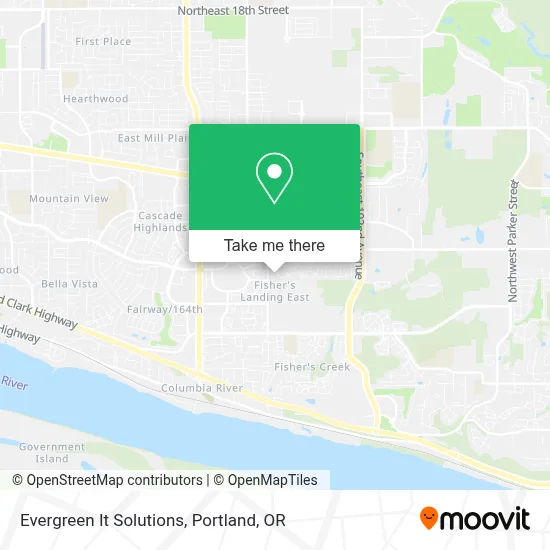 Evergreen It Solutions map