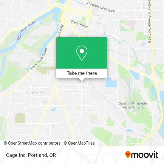 Cage Inc map