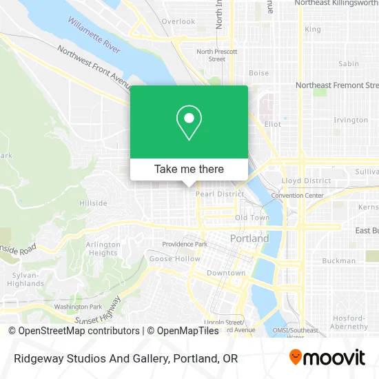 Ridgeway Studios And Gallery map