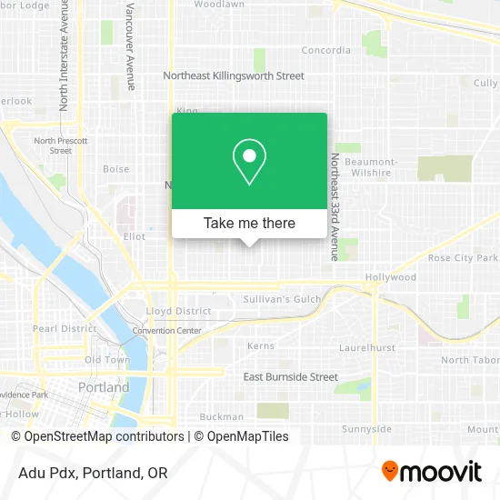 Adu Pdx map