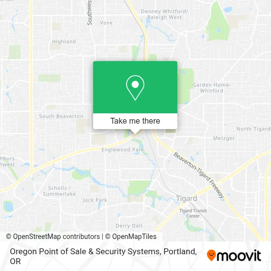 Oregon Point of Sale & Security Systems map