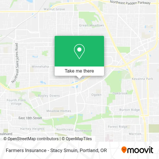 Farmers Insurance - Stacy Smuin map