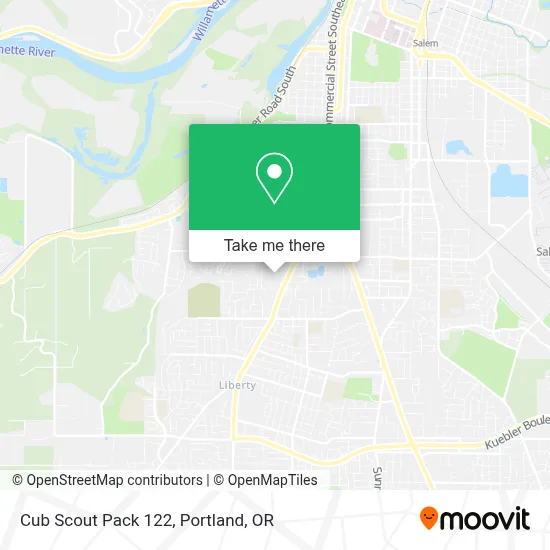 Cub Scout Pack 122 map
