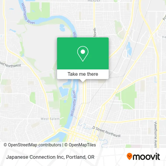Japanese Connection Inc map