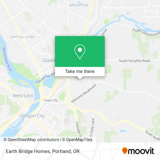 Earth Bridge Homes map