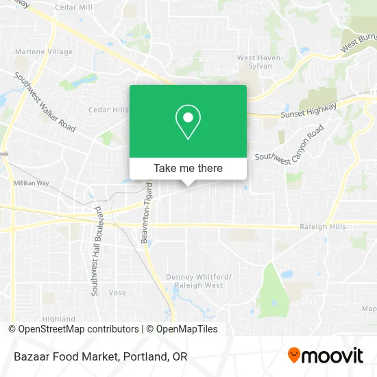 Bazaar Food Market map