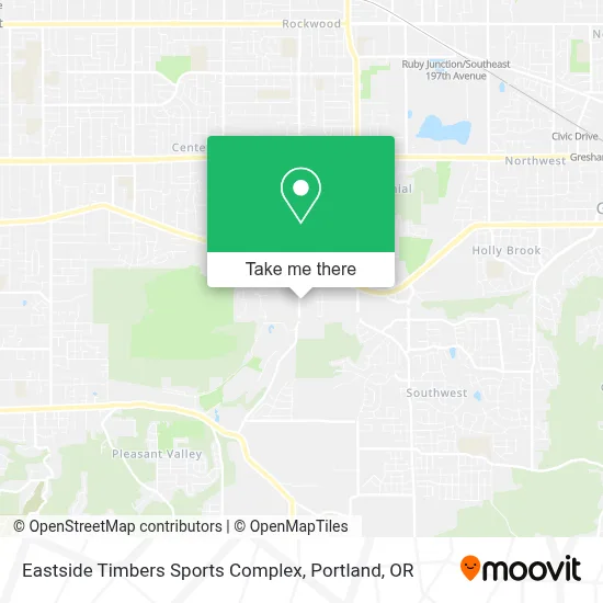 Eastside Timbers Sports Complex map