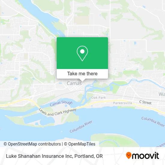 Luke Shanahan Insurance Inc map