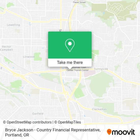Bryce Jackson - Country Financial Representative map