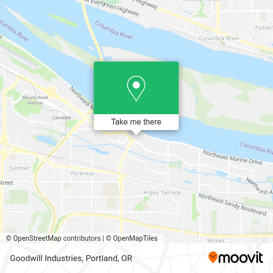 Goodwill Industries map