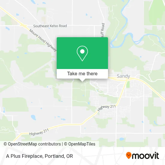 A Plus Fireplace map