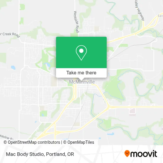 Mac Body Studio map