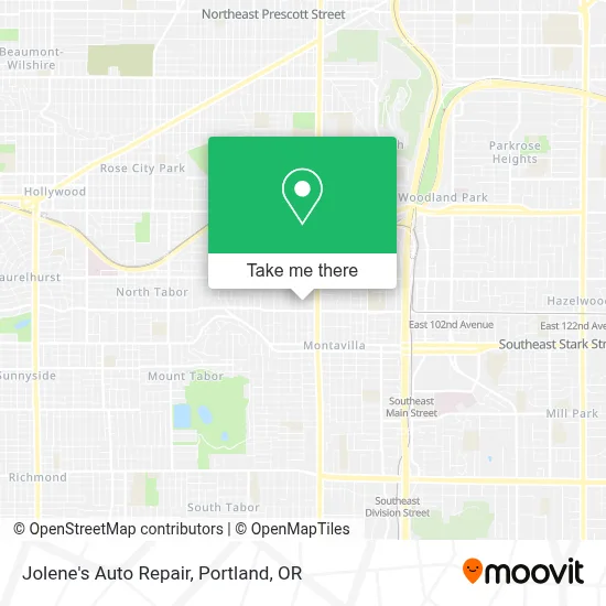 Jolene's Auto Repair map