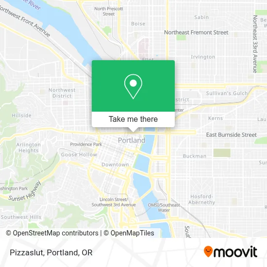 Pizzaslut map