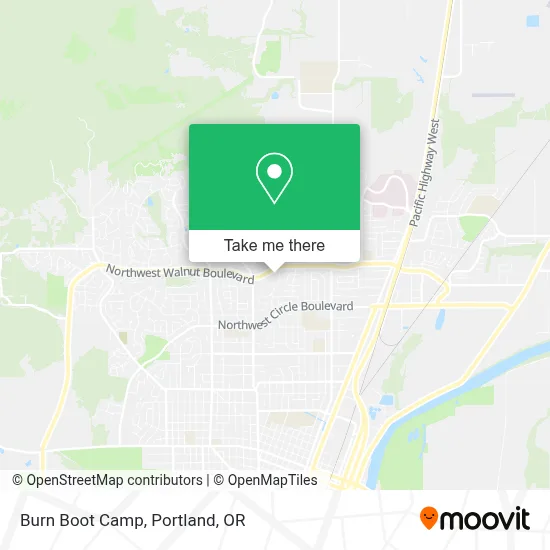 Burn Boot Camp map