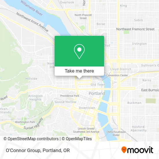 O'Connor Group map