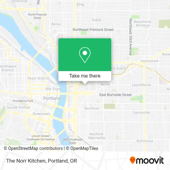 The Norr Kitchen map