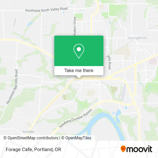 Forage Cafe map