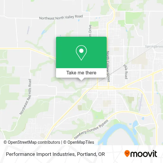 Performance Import Industries map