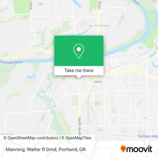 Manning, Walter R Dmd map