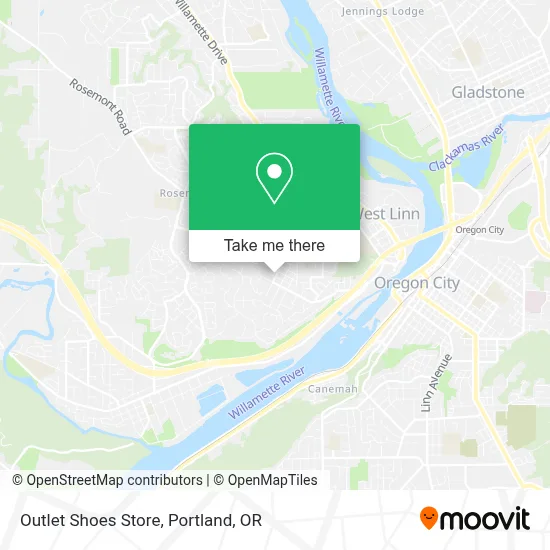 Outlet Shoes Store map