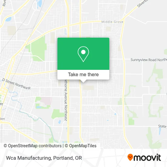 Wca Manufacturing map