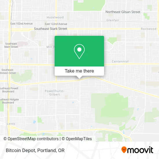 Bitcoin Depot map