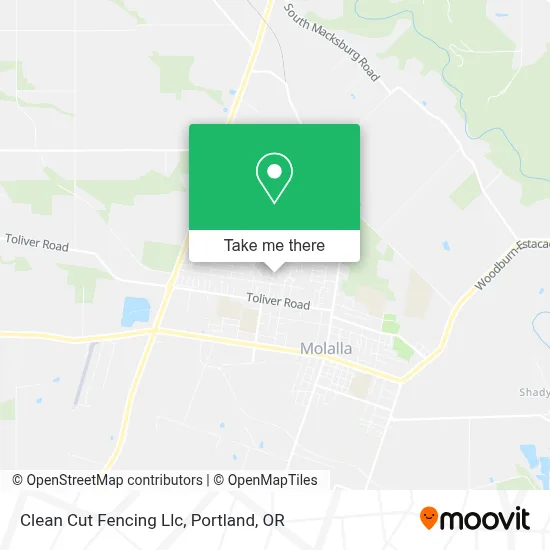 Clean Cut Fencing Llc map