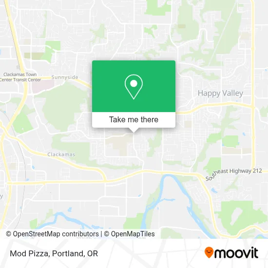 Mod Pizza map