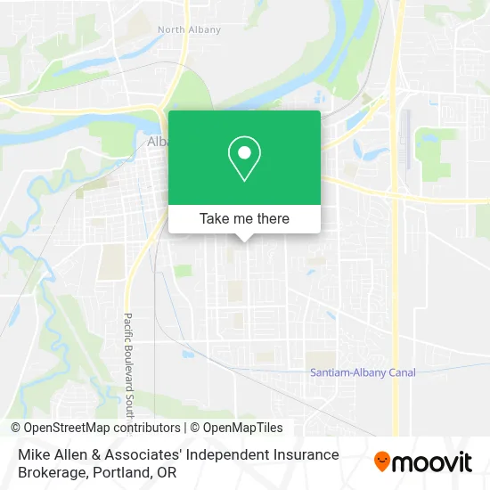 Mike Allen & Associates' Independent Insurance Brokerage map