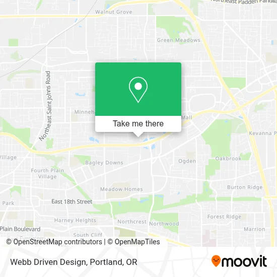 Webb Driven Design map