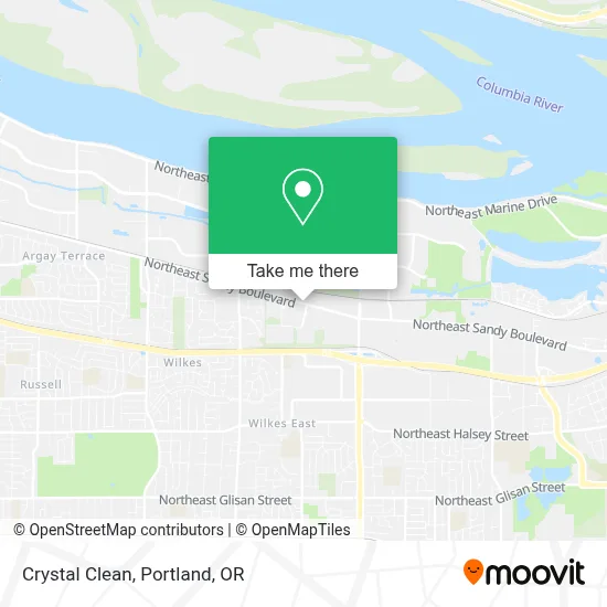 Crystal Clean map