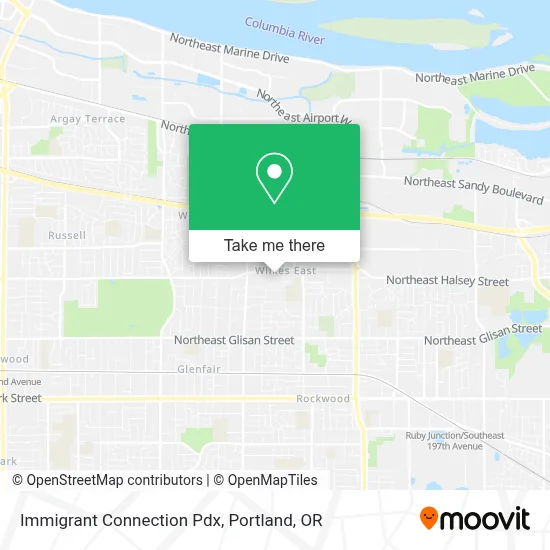 Immigrant Connection Pdx map