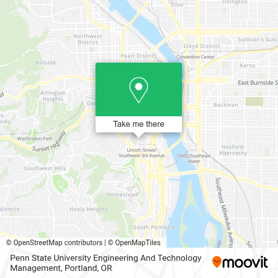 Penn State University Engineering And Technology Management map