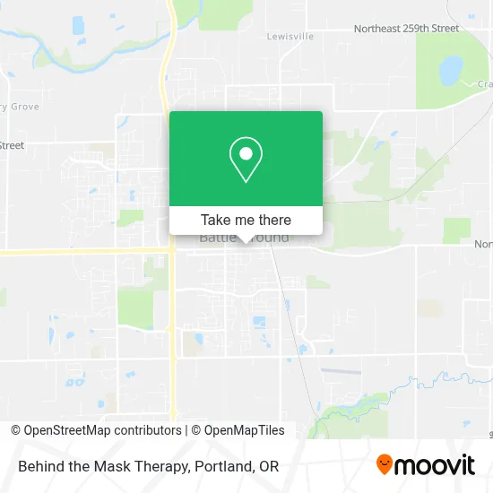 Behind the Mask Therapy map